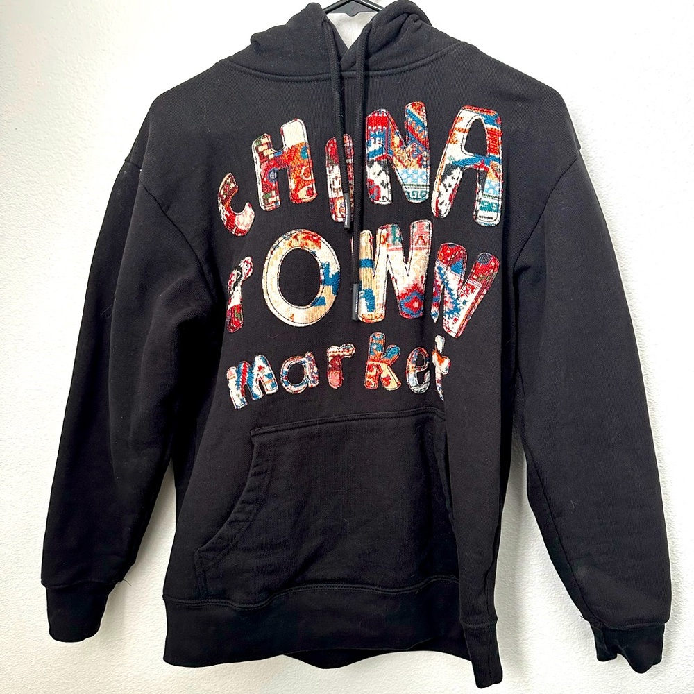 Rare Chinatown Market Patchwork Logo Hoodie (Size Small)